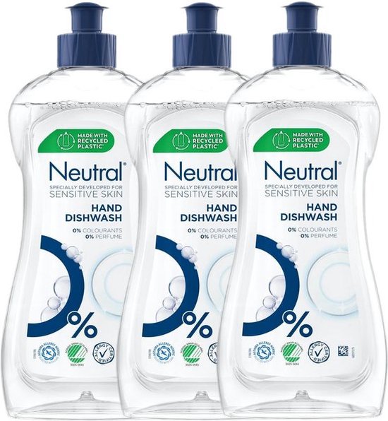 Neutral Afwasmiddel 3 x 500 ml - Parfumetica